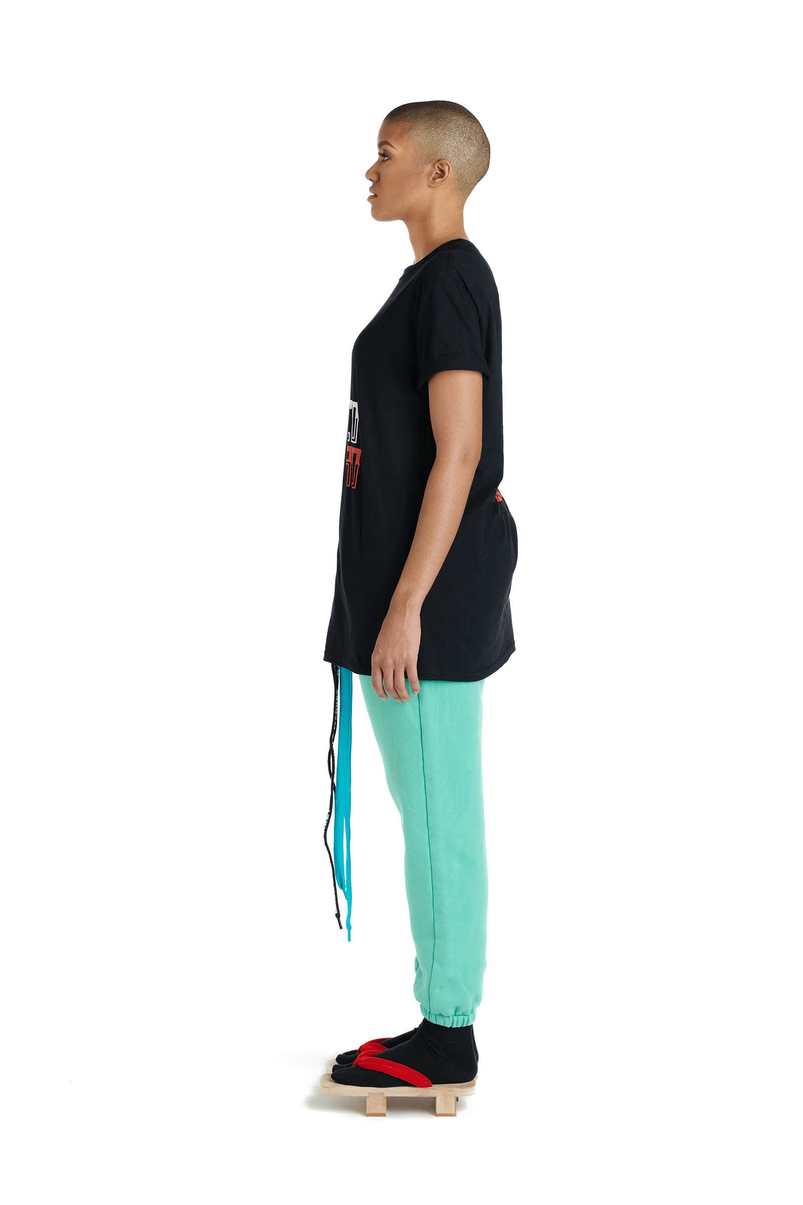 Badu in Mexico Tee - Black - Image 4