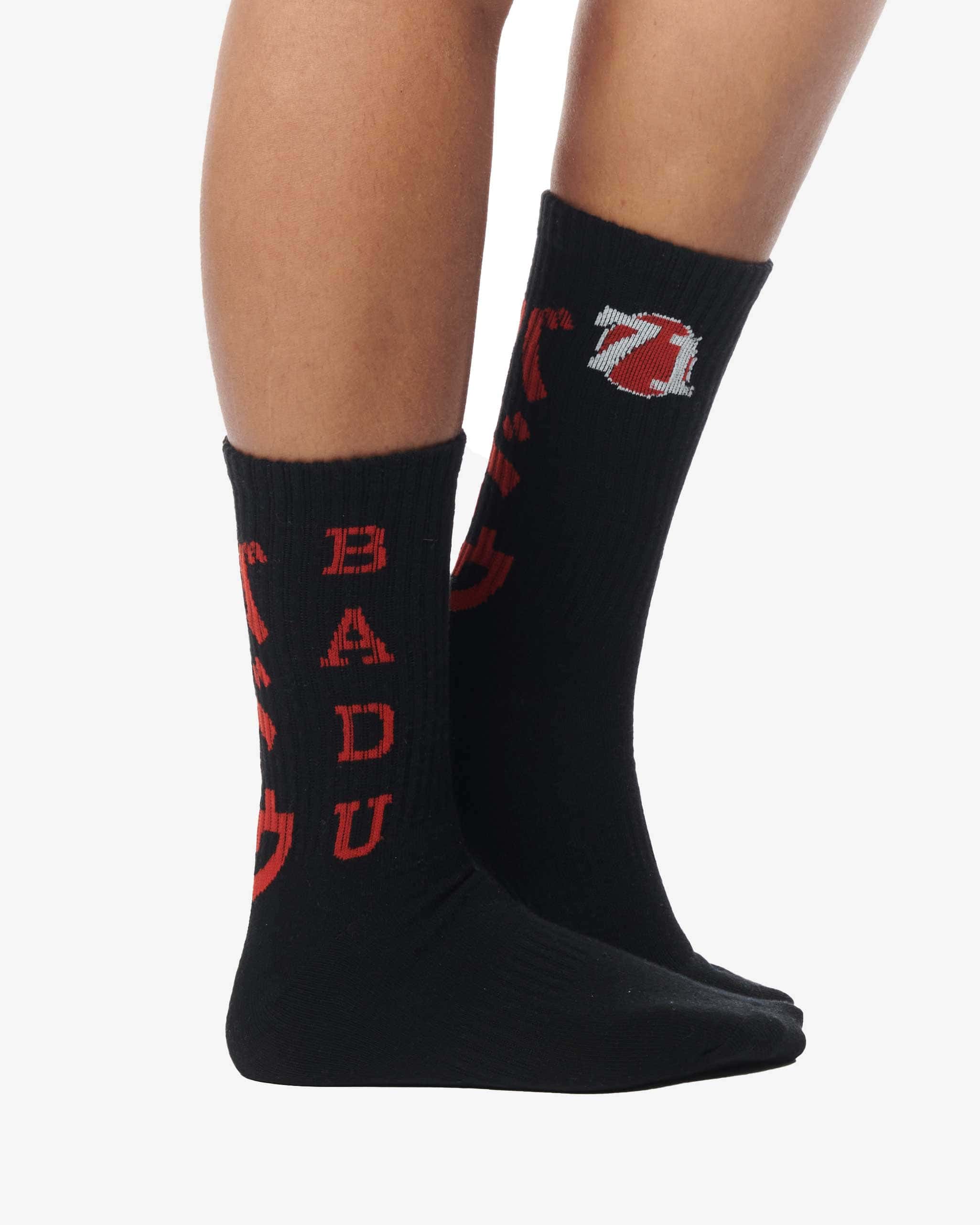 BADU x SUPA Socks - Black - Image 3