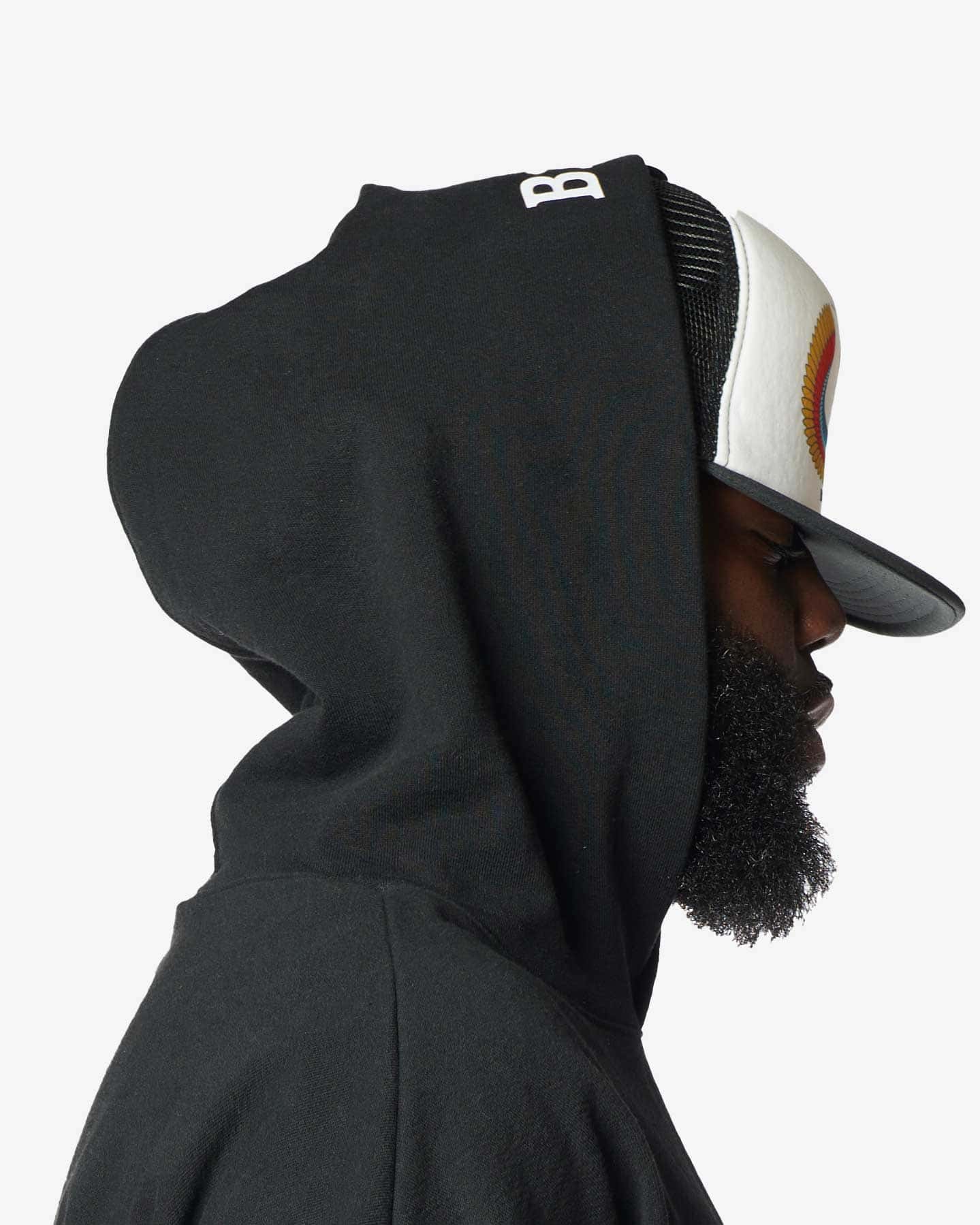 BADU x SUPA Winged Scarab Trucker Caps - Black - Image 3