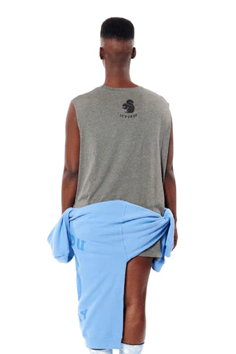 Don't Change Squirrel Muscle Tank - Grey - Image 5