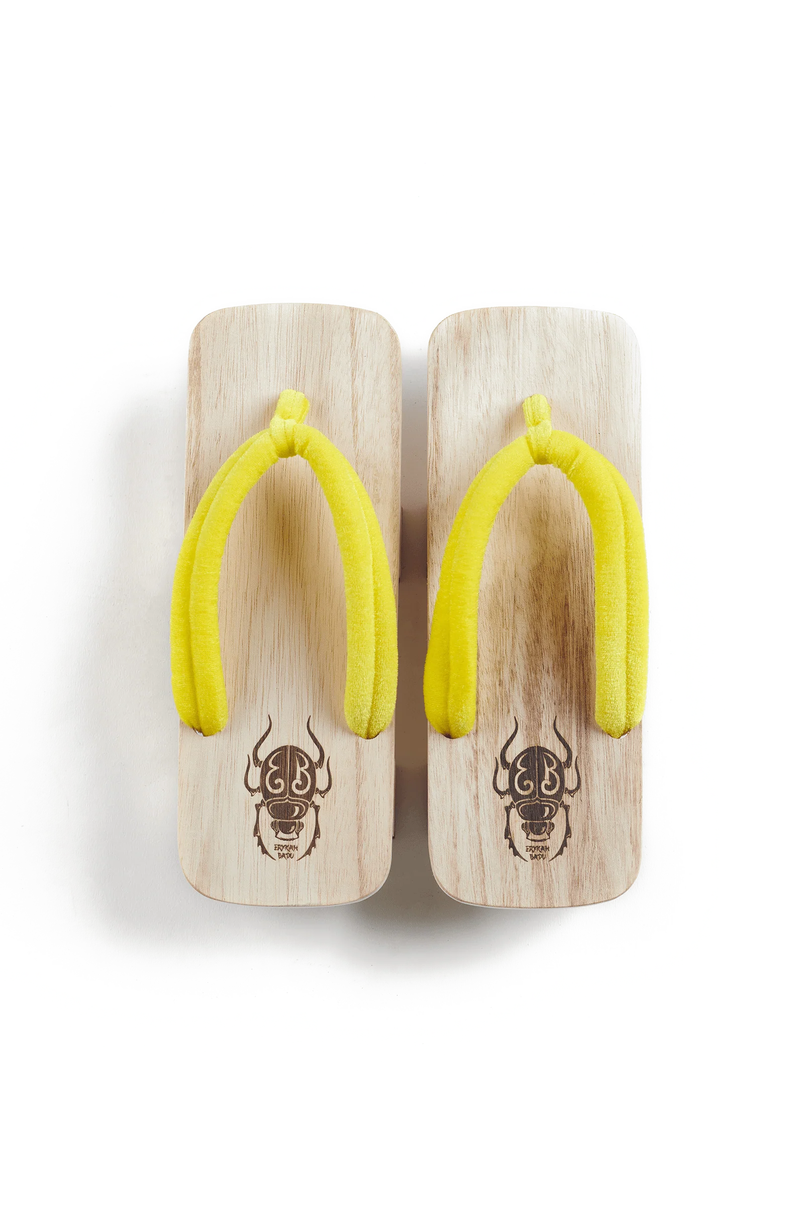 Geta Clogs - Yellow - Image 3