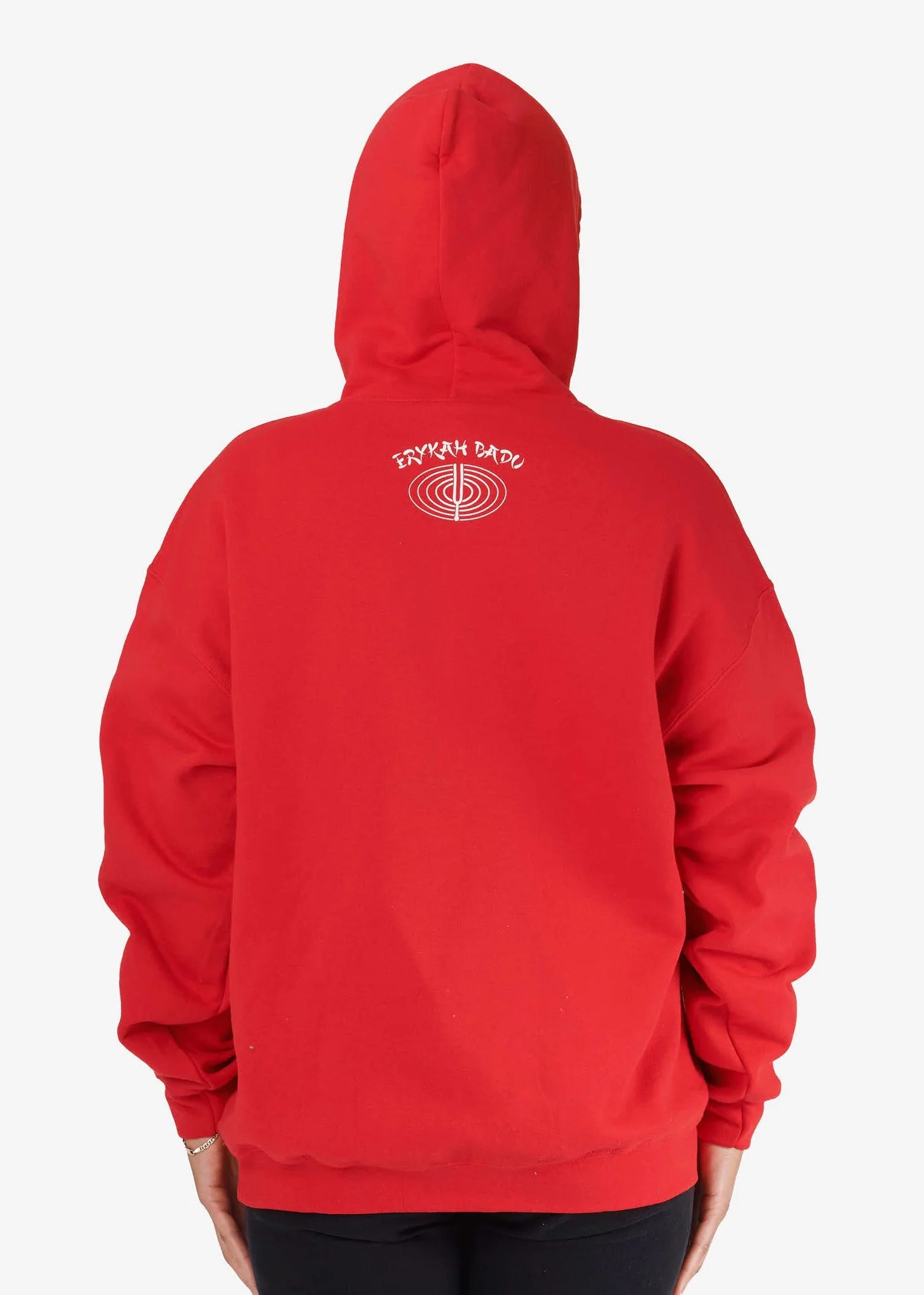 Soldier (New Amerykah Pt. 1) Lyric Hoodie - Red - Image 3